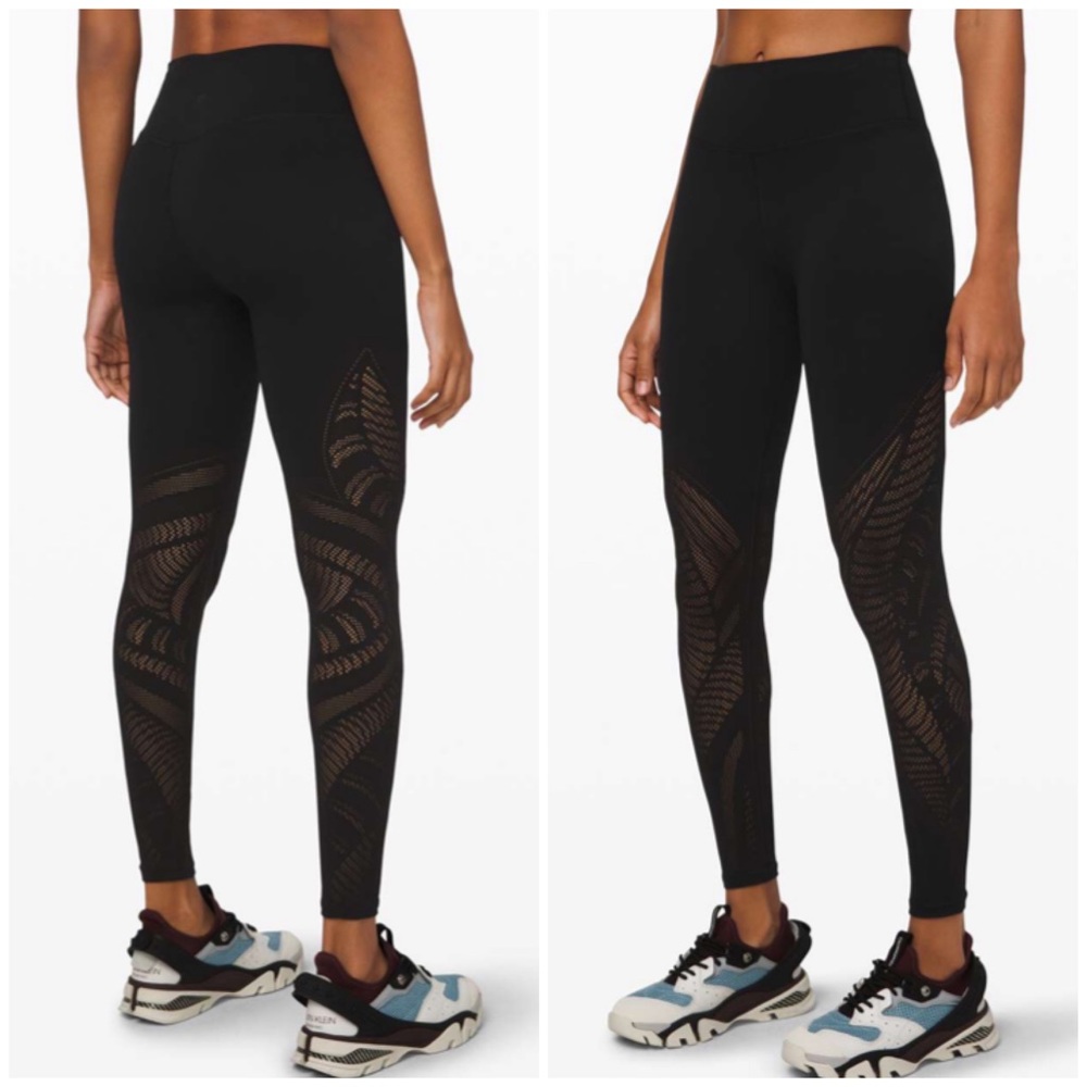 Lululemon high rise reveal tights black 4
